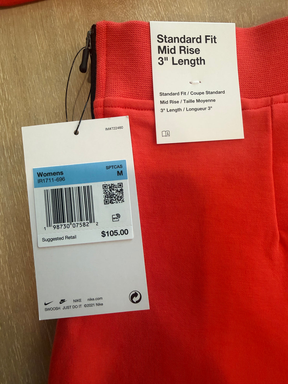 Nike Sportswear Mock Neck Top & Skort Set | Bright Red | Women's Medium | New with Tags (originally $200)