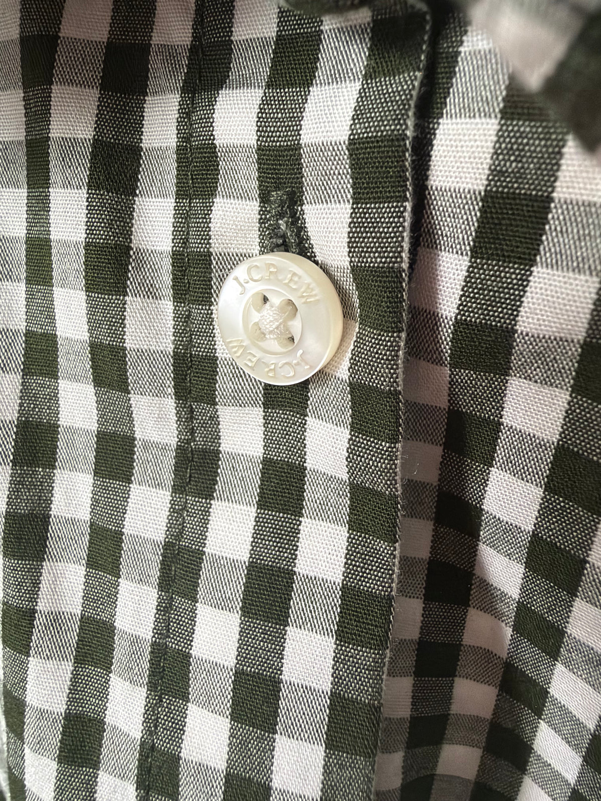 J.Crew Gingham Button-Up Shirt