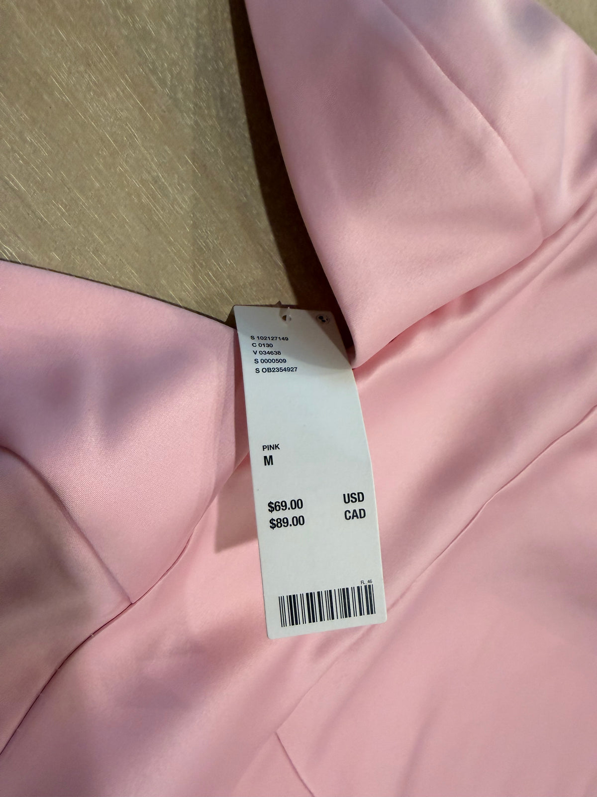 Urban Outfitters Pink Satin Mini Dress | Size Medium | New with Tags (originally $69)
