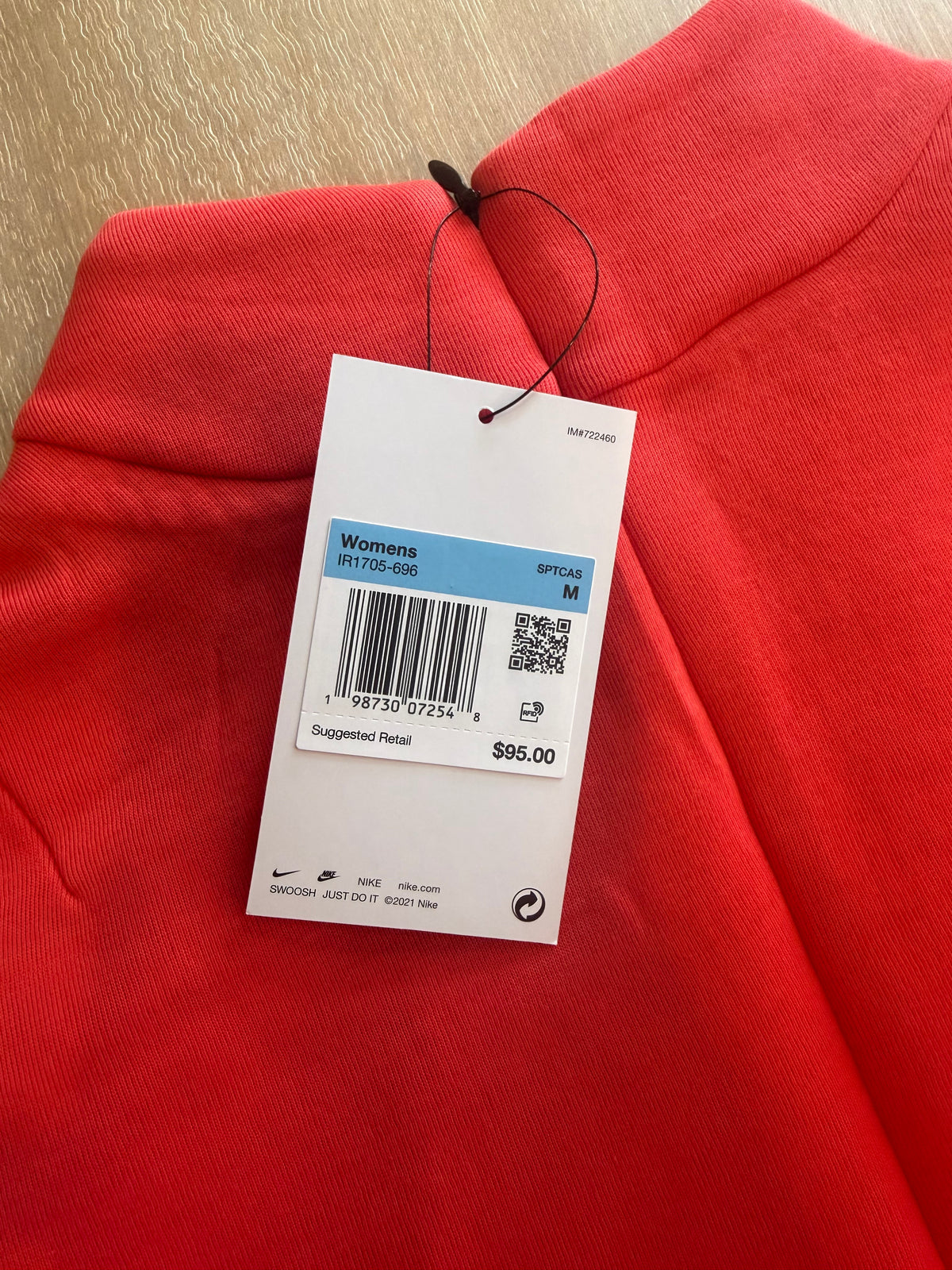 Nike Sportswear Mock Neck Top & Skort Set | Bright Red | Women's Medium | New with Tags (originally $200)