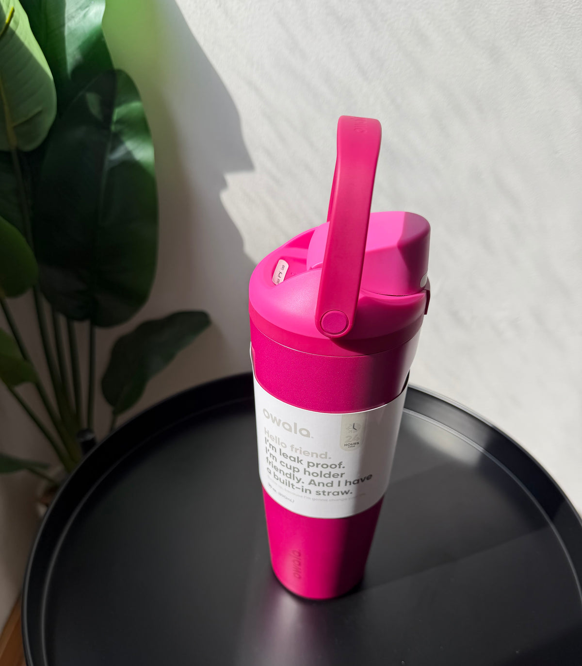 Owala FreeSip® Sway Water Bottle | Bright Pink | 30 oz | New
