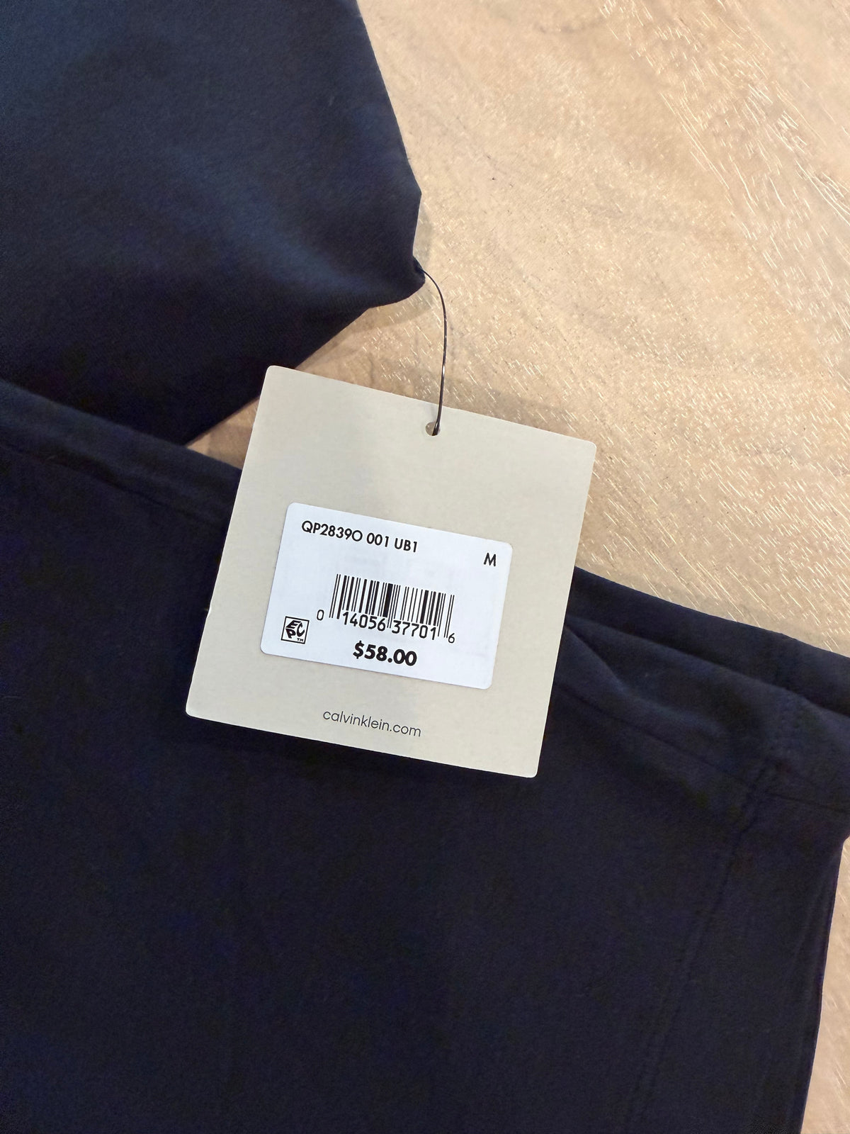 Calvin Klein Logo Button-Up Pajama Set – Black | Size M | New with Tags | Originally $58
