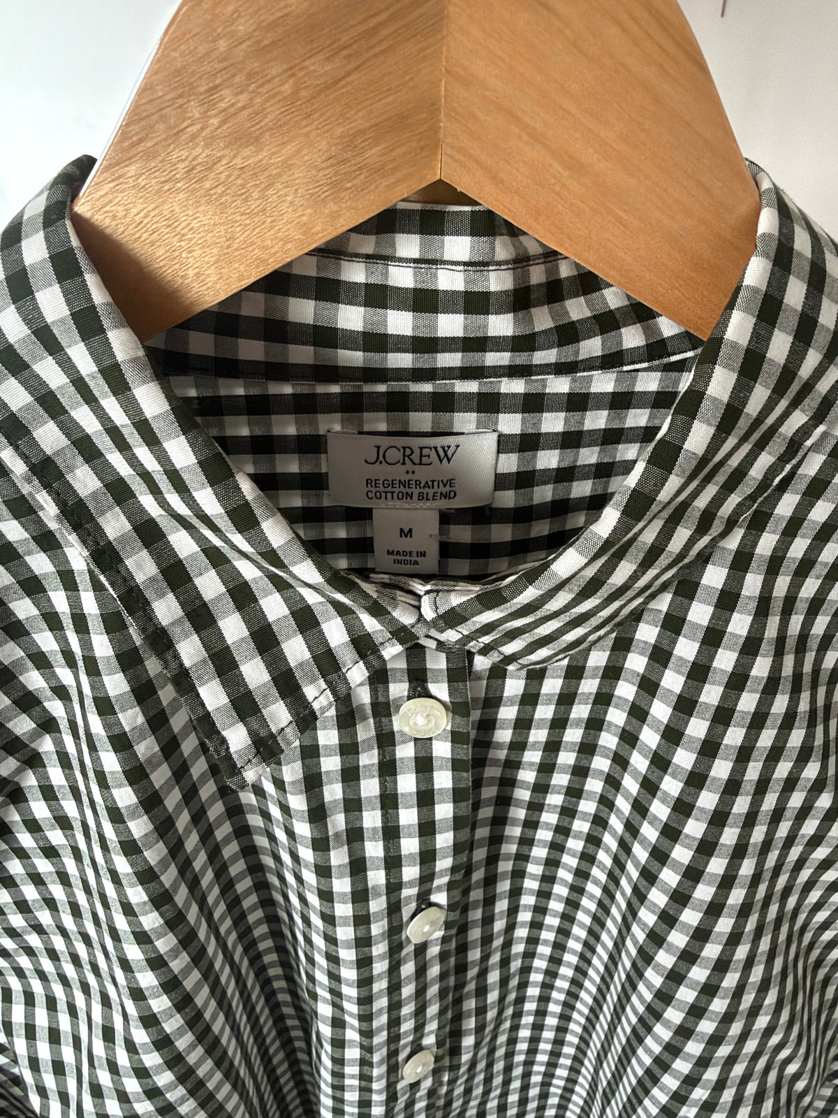 J.Crew Gingham Button-Up Shirt