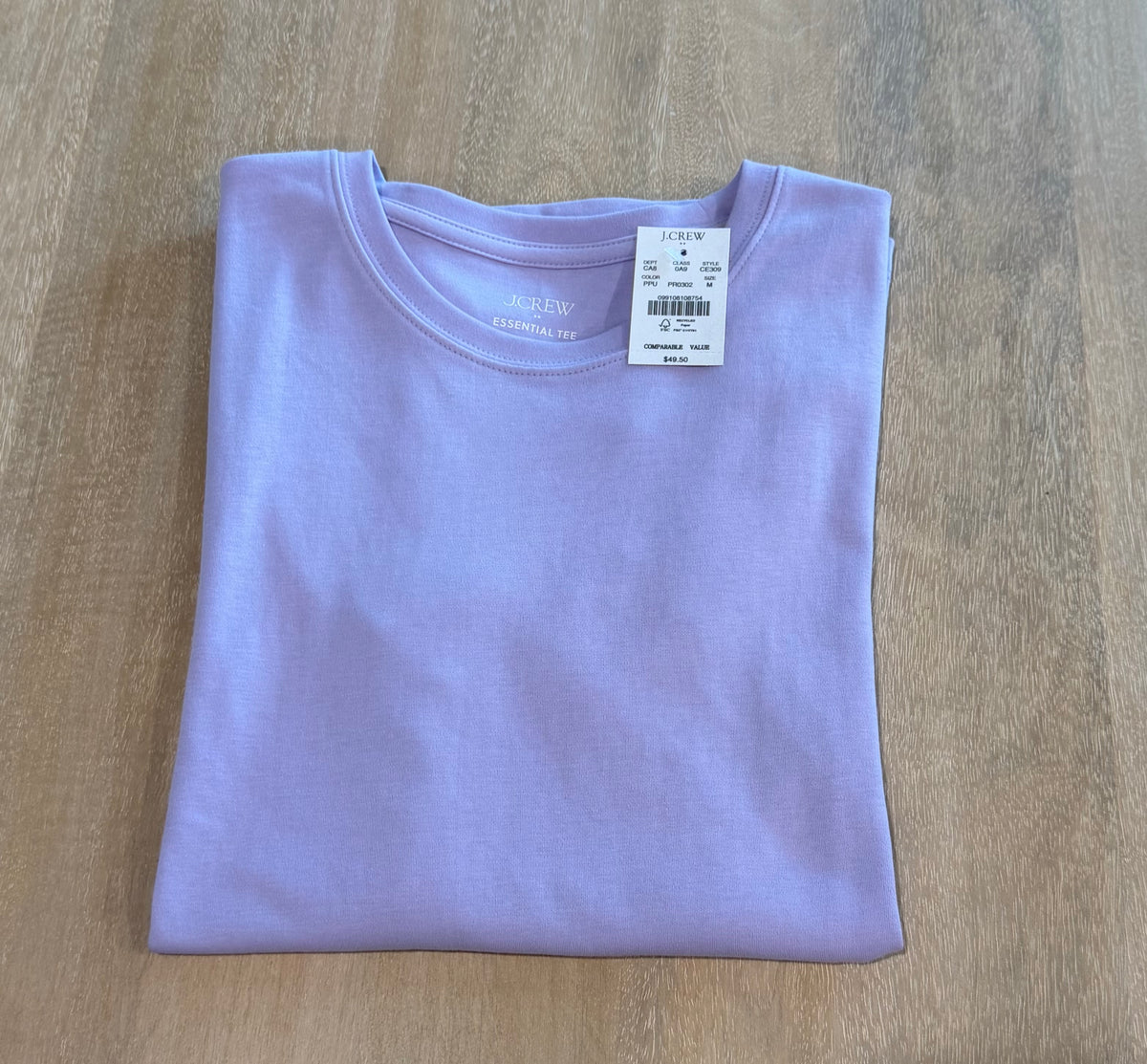 J.Crew Essential Tee – Lavender