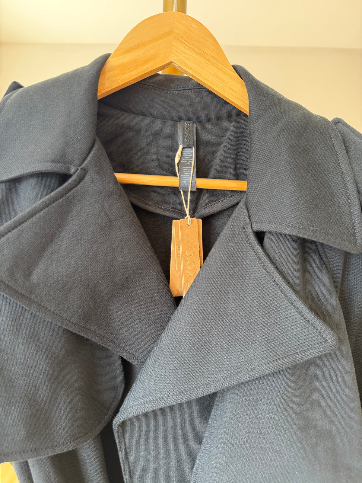 SKIMS Oversized Trench Coat – Onyx